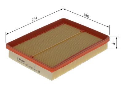 Gaisa filtrs BOSCH F 026 400 164