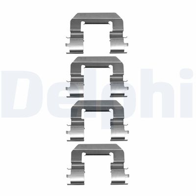 Комплектующие, колодки дискового тормоза DELPHI LX0667