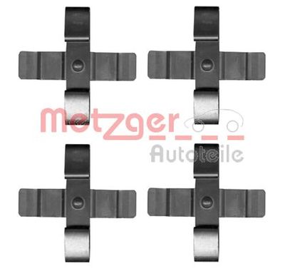 Комплектующие, колодки дискового тормоза METZGER 109-1899