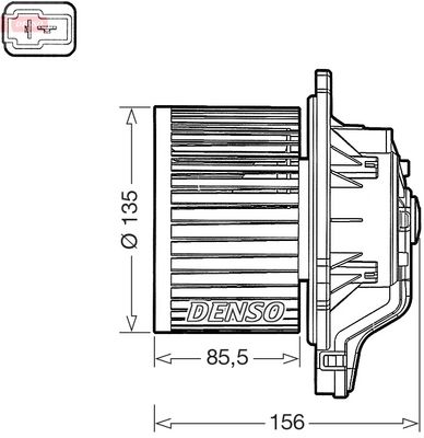Salona ventilators DENSO DEA43016