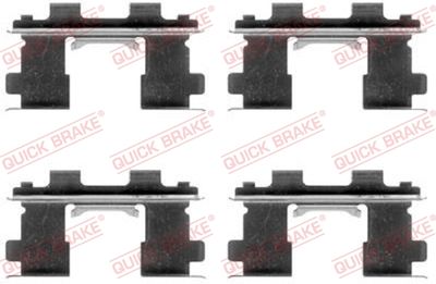 Комплектующие, колодки дискового тормоза QUICK BRAKE 109-1253