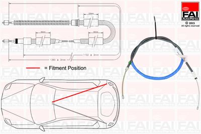 Trose, Stāvbremžu sistēma FAI AutoParts FBC0124