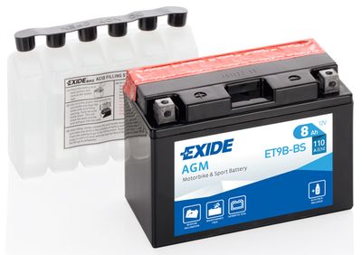 Startera akumulatoru baterija EXIDE ET9B-BS