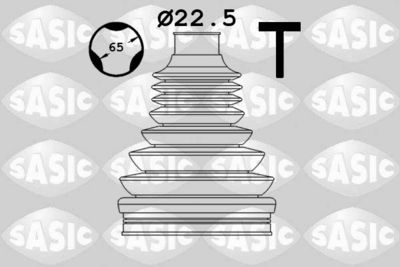 Комплект пыльника, приводной вал SASIC 1904046