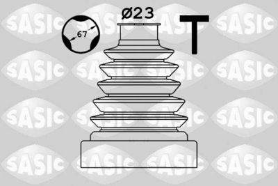 Комплект пыльника, приводной вал SASIC 1906094