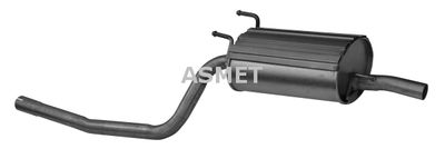 Глушитель выхлопных газов конечный ASMET 25.008