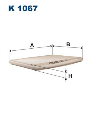 Filtrs, Salona telpas gaiss FILTRON K 1067