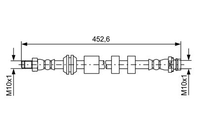 Bremžu šļūtene BOSCH 1 987 481 741