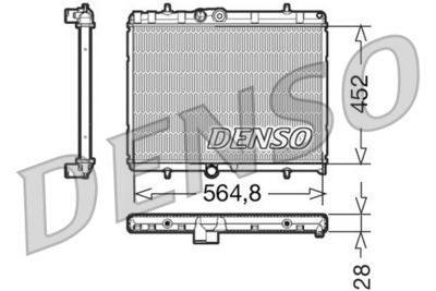 Radiators, Motora dzesēšanas sistēma DENSO DRM21057