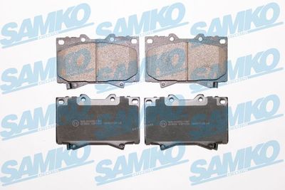 Комплект тормозных колодок, дисковый тормоз SAMKO 5SP1050
