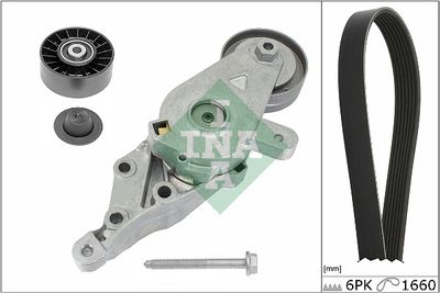 Ķīļrievu siksnu komplekts Schaeffler INA 529 0491 10