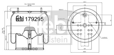 Pneimoatsperes spilvens, Pneimopiekare FEBI BILSTEIN 179295