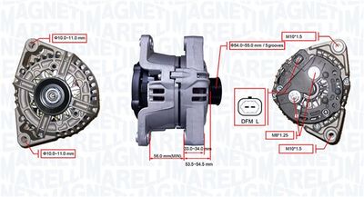 Генератор MAGNETI MARELLI 063732046010