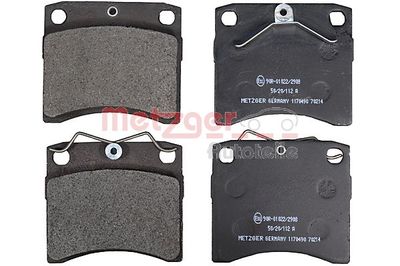 Bremžu uzliku kompl., Disku bremzes METZGER 1170490