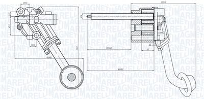 Масляный насос MAGNETI MARELLI 351516000036