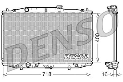 Radiators, Motora dzesēšanas sistēma DENSO DRM40024