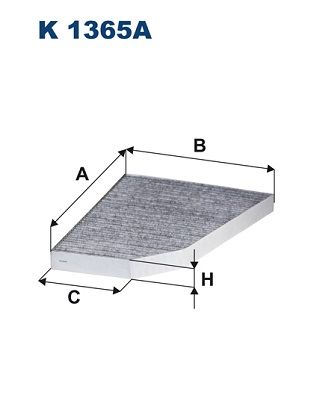 Фильтр, воздух во внутренном пространстве FILTRON K 1365A