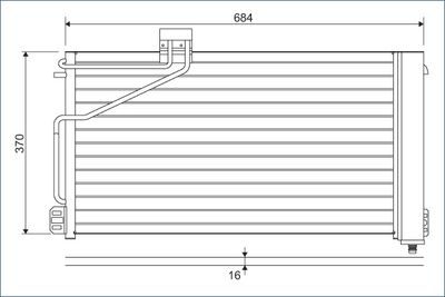 Конденсатор, кондиционер VALEO 817848