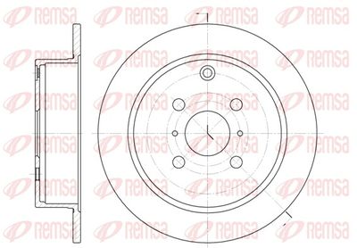 Тормозной диск REMSA 6805.00