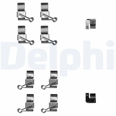 Piederumu komplekts, Disku bremžu uzlikas DELPHI LX0611