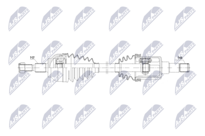 Приводной вал NTY NPW-FR-211