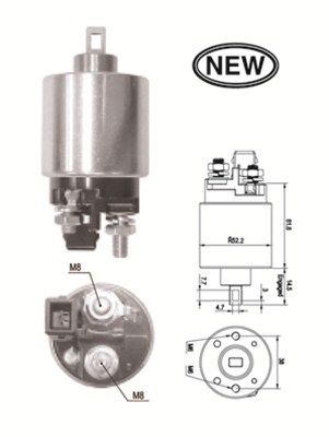 Ievilcējrelejs, Starteris MAGNETI MARELLI 940113050550