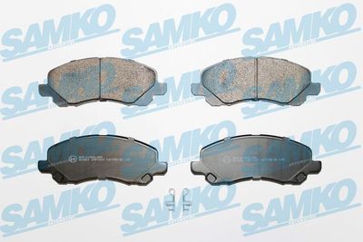 Комплект тормозных колодок, дисковый тормоз SAMKO 5SP1347