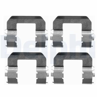 Комплектующие, колодки дискового тормоза DELPHI LX0413