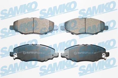 Комплект тормозных колодок, дисковый тормоз SAMKO 5SP1449
