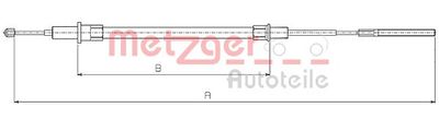 Тросик, cтояночный тормоз METZGER 10.4154