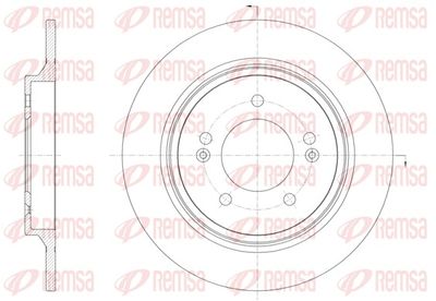 Тормозной диск REMSA 61571.00