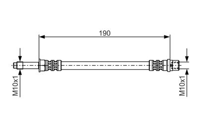Bremžu šļūtene BOSCH 1 987 476 310