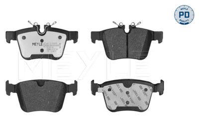 Bremžu uzliku kompl., Disku bremzes MEYLE 0252214116PD