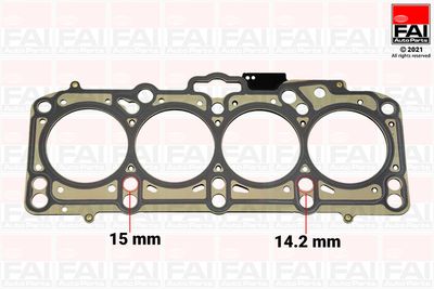 Прокладка, головка цилиндра FAI AutoParts HG1012A