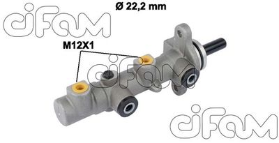 Главный тормозной цилиндр CIFAM 202-825