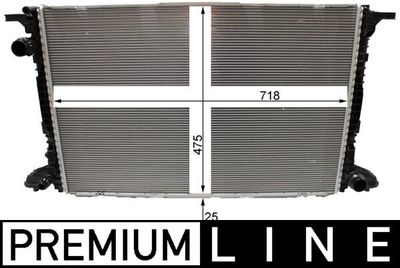 Radiators, Motora dzesēšanas sistēma MAHLE CR 2180 000P