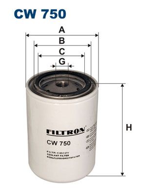 Dzesēšanas šķidruma filtrs FILTRON CW750