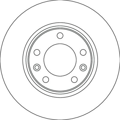 Тормозной диск TRW DF6780