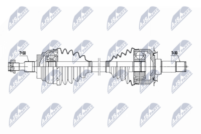Приводной вал NTY NPW-ME-229
