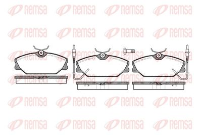Bremžu uzliku kompl., Disku bremzes REMSA 0208.02