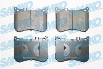 Комплект тормозных колодок, дисковый тормоз SAMKO 5SP1968