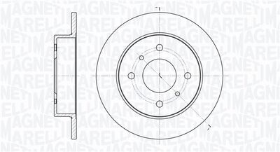 Bremžu diski MAGNETI MARELLI 361302040207