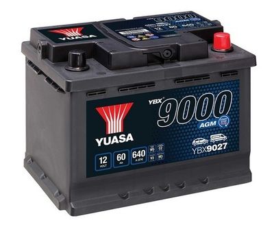 Startera akumulatoru baterija YUASA YBX9027