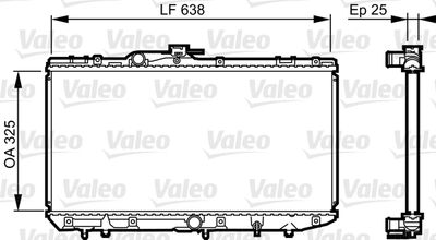 Radiators, Motora dzesēšanas sistēma VALEO 731688