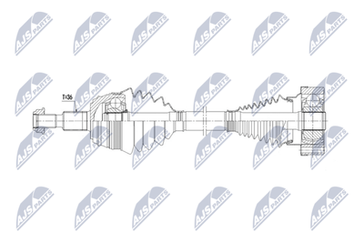 Приводной вал NTY NPWAU088