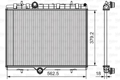 Radiators, Motora dzesēšanas sistēma VALEO 701507
