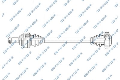 Piedziņas vārpsta GSP 205050