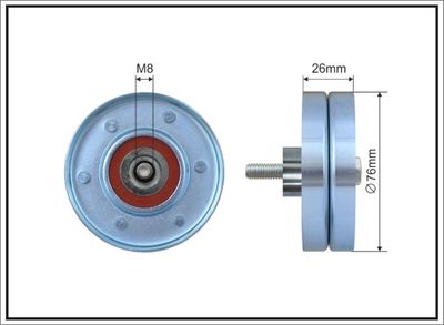 Parazīt-/Vadrullītis, Ķīļrievu siksna CAFFARO 167-54