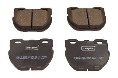 Комплект тормозных колодок, дисковый тормоз MAXGEAR 19-2955