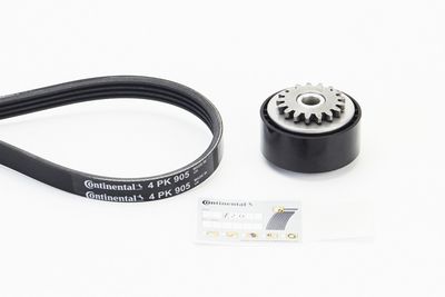 Ķīļrievu siksnu komplekts CONTINENTAL CTAM 4PK905K1